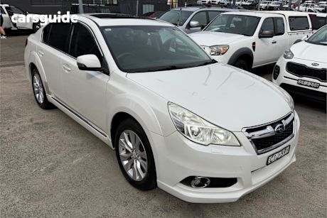 White 2012 Subaru Liberty Sedan 2.5X