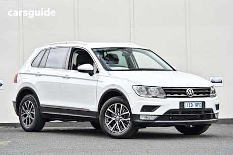 White 2016 Volkswagen Tiguan SUV 132TSI COMFORTLINE 4WD