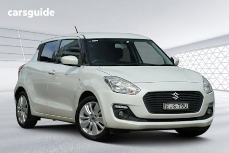 White 2019 Suzuki Swift Hatchback Gl Navigator