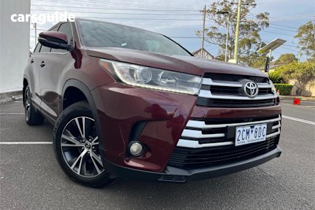 Red 2017 Toyota Kluger Wagon Gx (4X4)