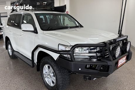 White 2020 Toyota Landcruiser Wagon Lc200 Gxl (4X4)