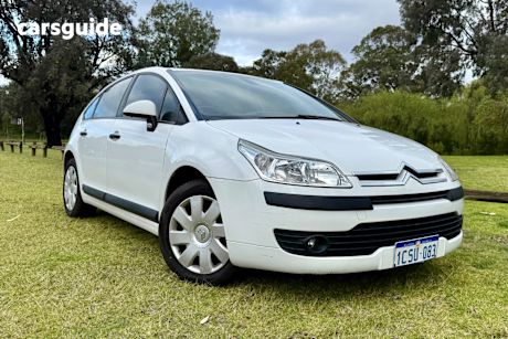 White 2008 Citroen C4 Hatchback Sx 1.6 Hdi