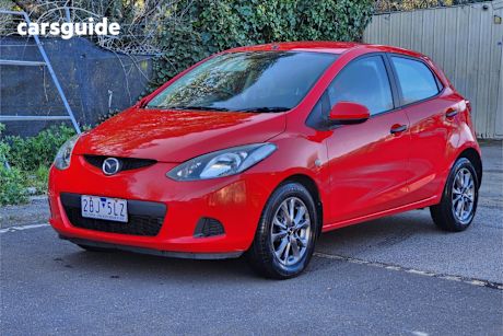 Red 2009 Mazda Mazda2 Hatch NEO F