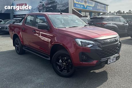 Red 2025 Isuzu D-MAX Ute Tray X-RIDER 4X4
