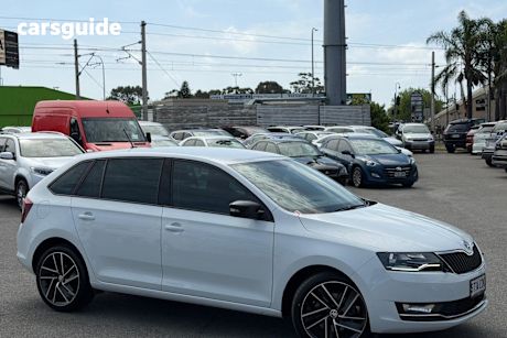 White 2019 Skoda Rapid Spaceback Hatch F