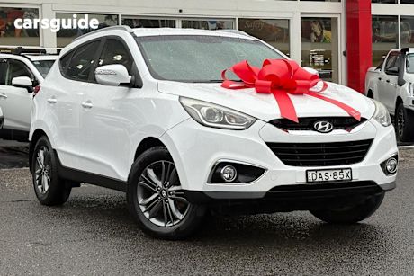 White 2015 Hyundai IX35 SUV ACTIVE F