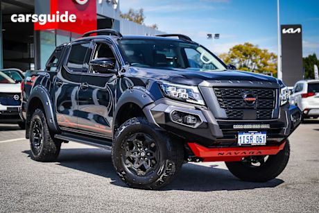 Black 2025 Nissan Navara Dual Cab Pick-up Pro-4X Warrior (4X4)