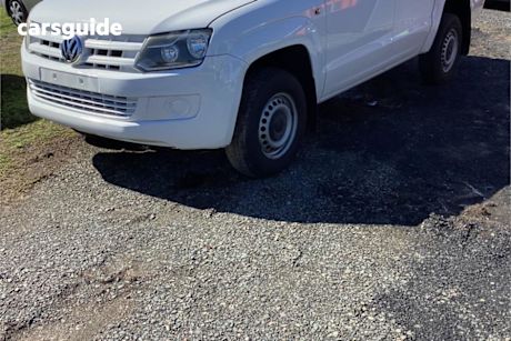 White 2011 Volkswagen Amarok Dual Cab Utility Tdi400 (4X2)