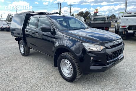 Black 2021 Isuzu D-MAX Ute Tray SX HIGH RIDE R