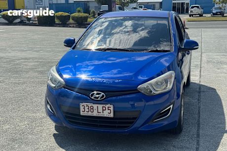 Blue 2013 Hyundai I20 Hatchback Active