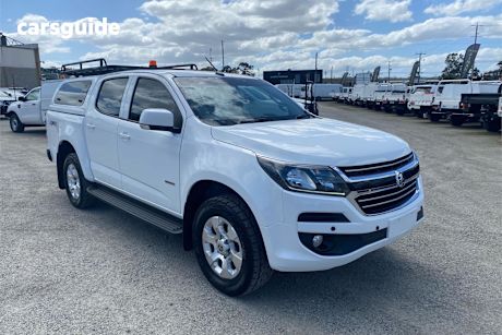 White 2018 Holden Colorado Ute Tray LT 4X4