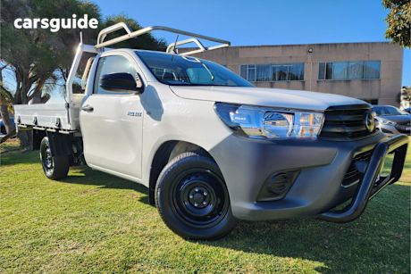 White 2020 Toyota Hilux Cab Chassis Workmate
