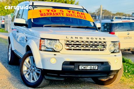 White 2013 Land Rover Discovery 4 Wagon 3.0 Tdv6