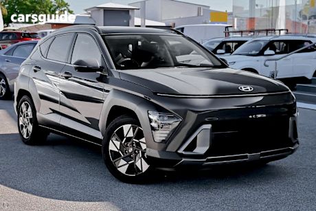 Grey 2025 Hyundai Kona SUV HYBRID PREMIUM F