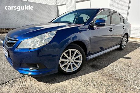 Blue 2010 Subaru Liberty Sedan 2.5I