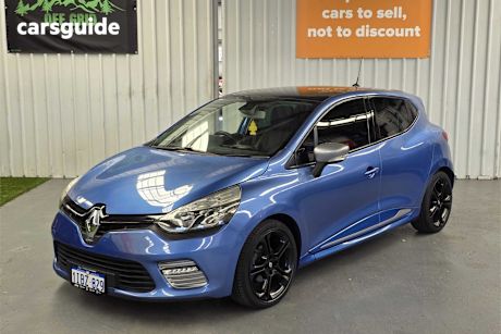 Blue 2014 Renault Clio Hatchback Gt Premium