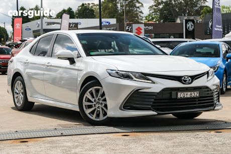 White 2021 Toyota Camry Sedan ASCENT F