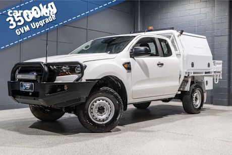 White 2020 Ford Ranger Ute Tray XL 4X4