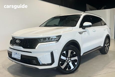 White 2021 Kia Sorento SUV SPORT 4X4