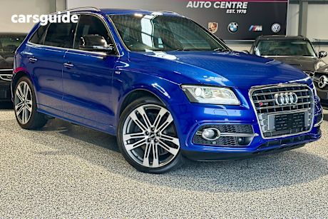 Blue 2016 Audi SQ5 SUV TDI 4WD