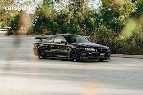 Black 2002 Nissan R34 GTR V SPEC II NUR PEARL BLACK Coupe R34 GTR V SPEC II NUR PEARL BLACK
