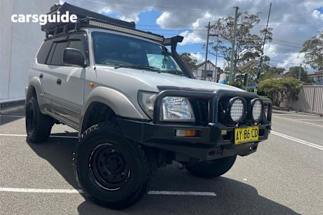 Silver 2000 Toyota Landcruiser Prado Wagon Gxl (4X4)