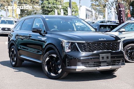 Black 2025 Kia Sorento SUV SPORT+ 4X4