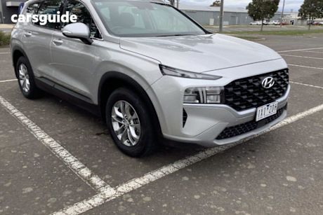 Silver 2022 Hyundai Santa FE SUV F