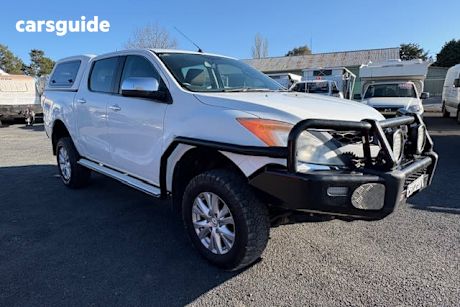 White 2015 Mazda BT-50 Dual Cab Utility Xtr (4X4)