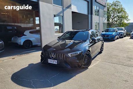 Black 2020 Mercedes-Benz A45 Hatchback S 4Matic