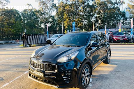 Black 2016 Kia Sportage SUV PLATINUM 4X4