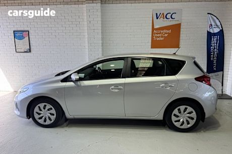Silver 2014 Toyota Corolla Hatchback Ascent