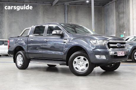 Grey 2016 Ford Ranger Dual Cab Utility Xlt 3.2 (4X4)
