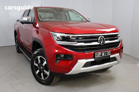 Red 2024 Volkswagen Amarok Dual Cab Utility Style Tdi600 4Motion