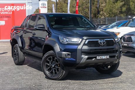 Blue 2024 Toyota Hilux Ute Tray ROGUE 48V 4X4