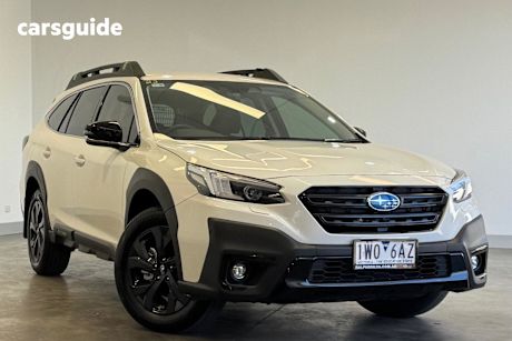 White 2022 Subaru Outback SUV AWD SPORT 4WD