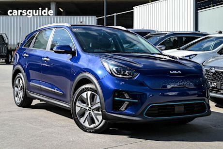 Blue 2021 Kia Niro SUV EV SPORT F