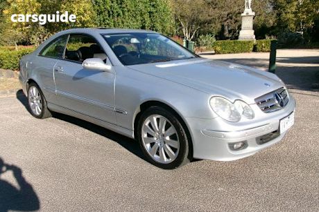 Silver 2006 Mercedes-Benz CLK-Class Coupe CLK280 ELEGANCE R