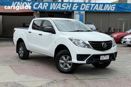 White 2019 Mazda BT-50 Dual Cab Utility Xt (4X2) (5Yr)