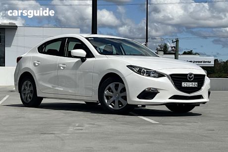 White 2014 Mazda 3 Sedan Neo