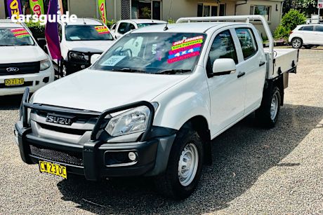 White 2019 Isuzu D-MAX Ute Tray SX 4X4