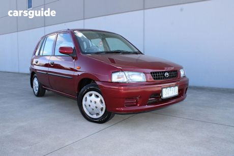 Red 1999 Mazda 121 Hatchback Metro