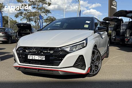 Black 2024 Hyundai I20 Hatchback N Ttr