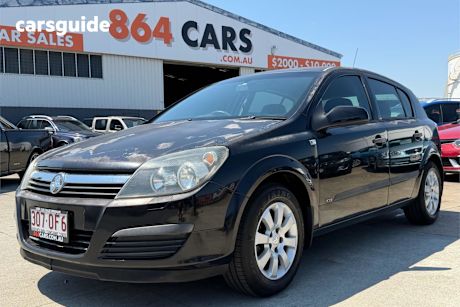 Black 2006 Holden Astra Hatch CD