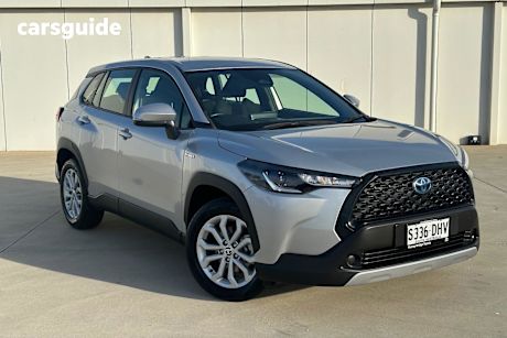 Silver 2023 Toyota Corolla Cross SUV GX F