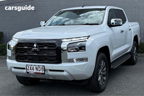 White 2024 Mitsubishi Triton Ute Tray GLS 4X4