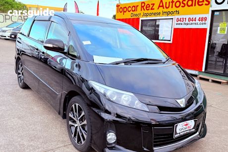 Black 2013 Toyota Estima Wagon Aeras