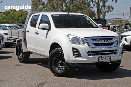 White 2018 Isuzu D-MAX Ute Tray SX HIGH RIDE R