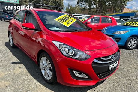 Red 2013 Hyundai I30 Hatch ACTIVE F