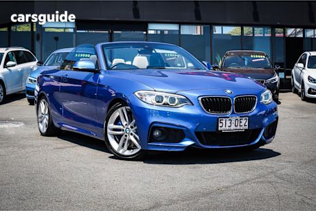 Blue 2016 BMW 2 Convertible 230I M SPORT R